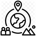 Geographie Siedlung  Symbol