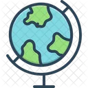 Geographie Welt Globus Symbol