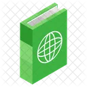 Geography Book World Book Global Knowledge Icon