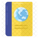 Geography Book Education Study Icon