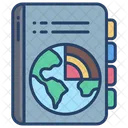 Geography Book Geography Knowledge Worldwide History Icon
