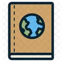 Geography Book Global Knowledge Book Icon