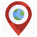 Geography Location Global Pin World Address Icon