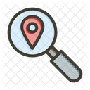 Research Search Earth Icon