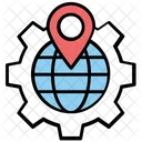 Geolocalizacao Posicionamento Sistema Ícone