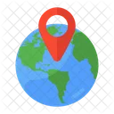 Ubicacion Global Gps Global Geolocalizacion Icono