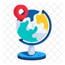 Geography Geolocation World Map Icon