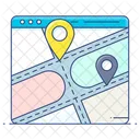Geolocation Online Map Online Location Icon