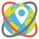Geolocation Positioning System Icon