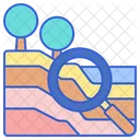 Geologie Geographie Wissenschaft Icon