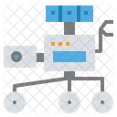 Arpenteur Robot Lune Icône