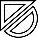 Geometria Ferramentas Regua Ícone