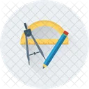 Geometria Brujula Lapiz Icon