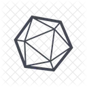 Geometria De Cristal Cristal Selvagem Geometria Ícone