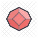 Geometria De Cristal Cristal Selvagem Geometria Ícone