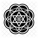 Geometria Sagrada Mandala Motivo Icono