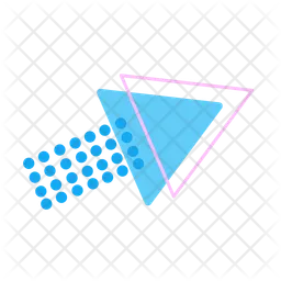 Geometric arrow  Icon