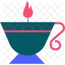 Geometric Candle Candle Light Icon