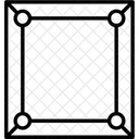 Geometric Frame Angular Design Modern Style Icon