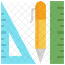Pen Ruler Pencil Icon