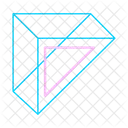 Geometric triangle  Icon