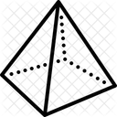 Geometrie Modell Pyramide Symbol