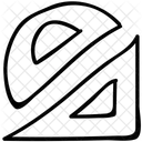 Geometrie Mesure Rapporteur Icône