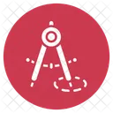 Geometrie Kompass Kompass Zeichnung Symbol