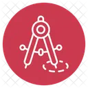 Geometrie Kompass Kompass Zeichnung Symbol