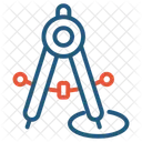 Geometrie Kompass Kompass Zeichnung Symbol