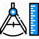 Geometrie Massstab Lineal Symbol