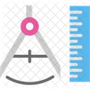 Geometrie Massstab Lineal Symbol