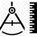 Geometrie Massstab Lineal Symbol