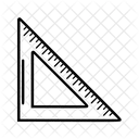 Geometrie Werkzeuge Schreibwaren Ausrustung Symbol