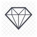 Geometrischer Diamant  Symbol