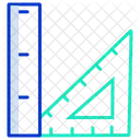 Geometrischer Massstab Geodreieck Massstab Symbol