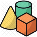 Geometry 3 D Shapes 3 D Objects Icon