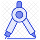 Geometry Compass Divider Icon