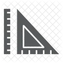Geometry Ruler Measure Icon