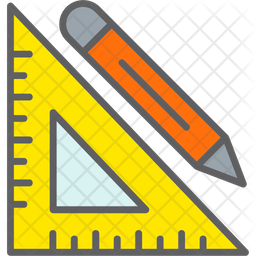 Geometry Scale Icon - Download in Colored Outline Style