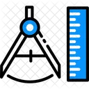 Geometry Scale Ruler Icon