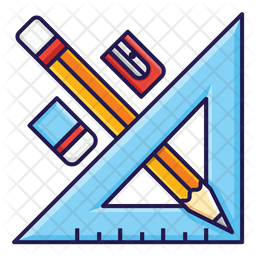 Geometry Tool Icon - Download in Colored Outline Style