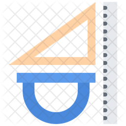 Geometry Tool Icon - Download in Flat Style