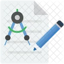 Geometry Tool Protractor Icon