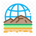 Geomorphology Science Education Icon