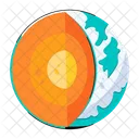 Geophysics Earth Sphere Earth Science Icon
