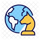 International Map Global Icon