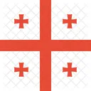 Georgia Flag World Icon