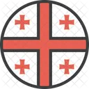 Georgien Georgisch Europaisch Symbol