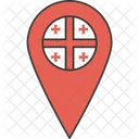 Georgien Georgisch Europaisch Symbol
